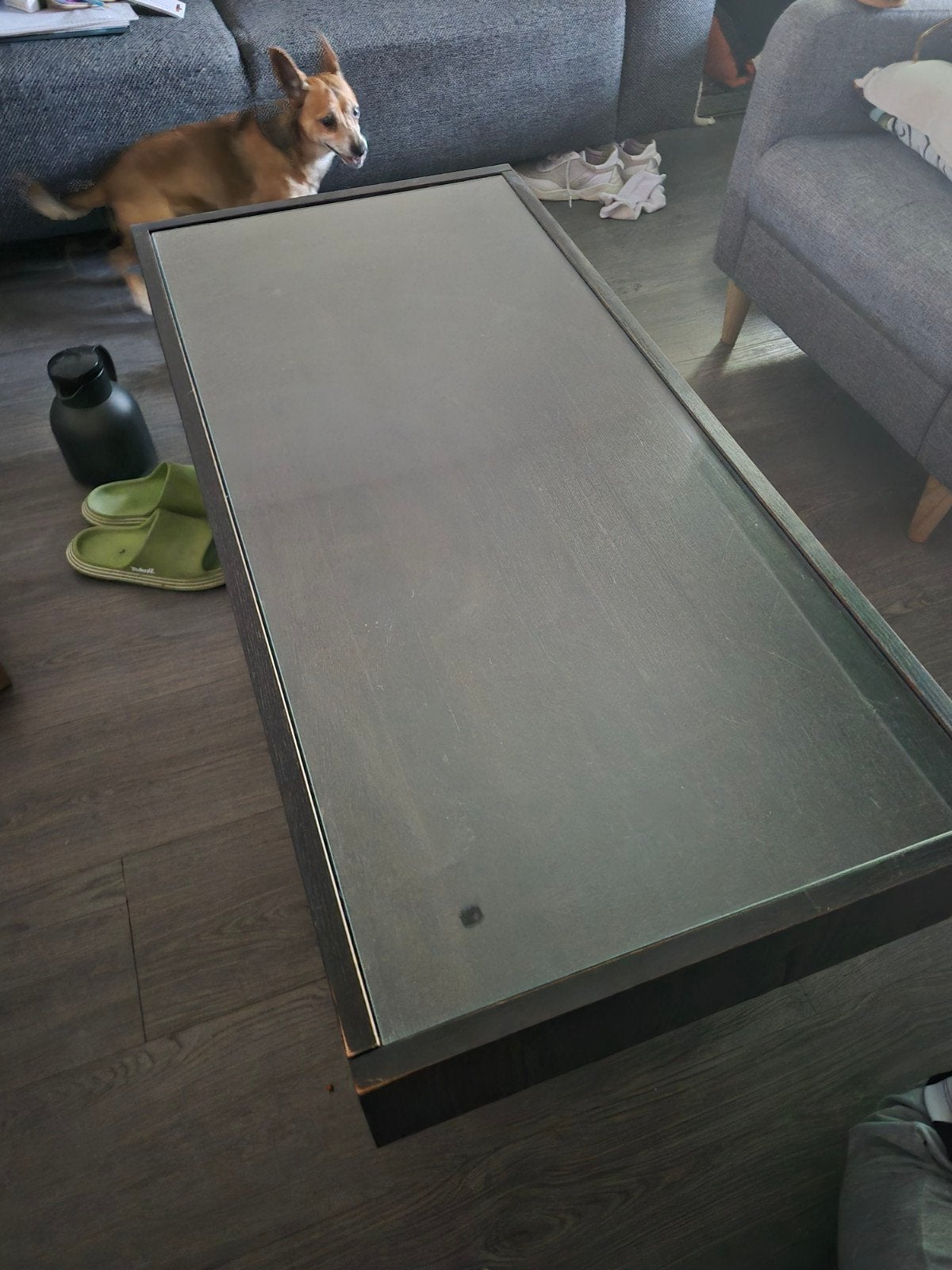 Gratis (grote) salontafel, Ophalen, Gebruikt, 100 tot 150 cm, 50 tot 100 cm