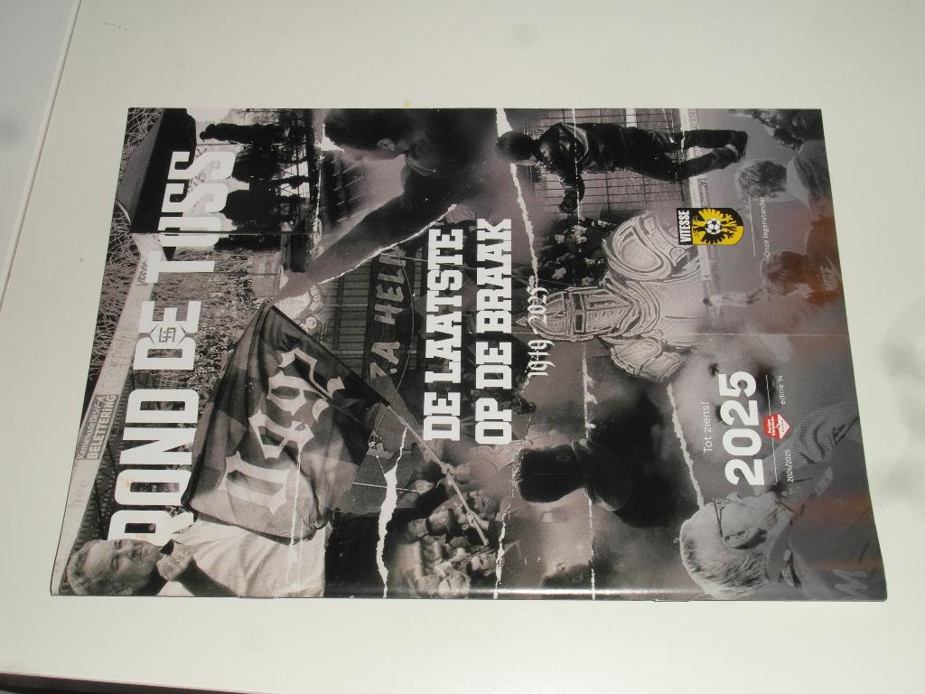 programma helmond sport vitesse afscheid de Braak 2024 / 25, Ophalen of Verzenden, Zo goed als nieuw, Vitesse, Boek of Tijdschrift