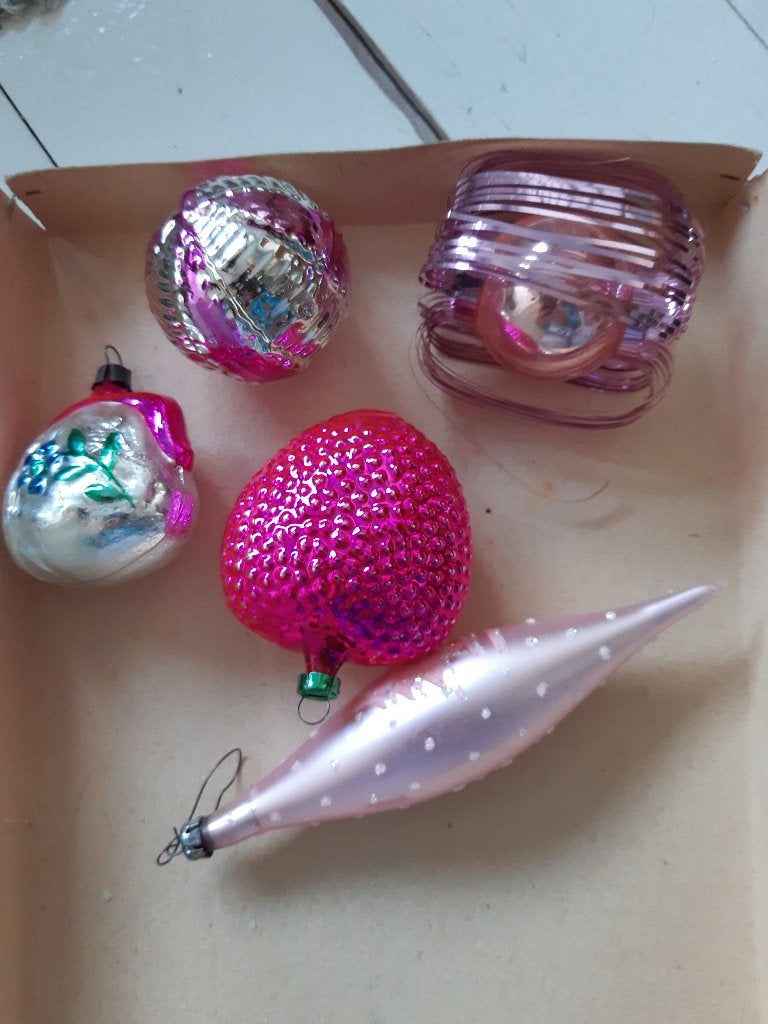 Oude kerstballen, Diversen, Kerst, Ophalen of Verzenden, Gebruikt