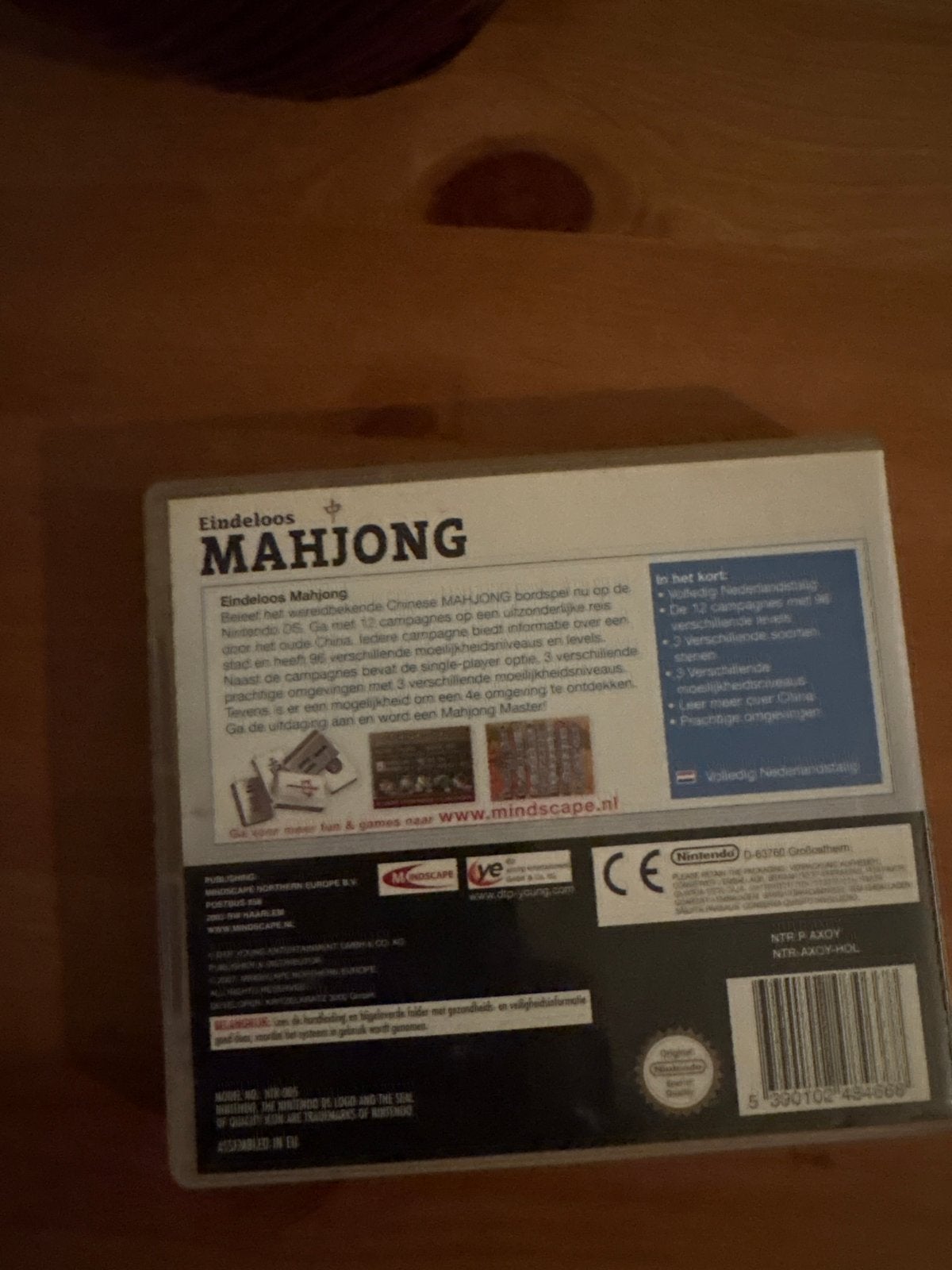 Eindeloos Mahjong - Nintendo DS (Volledig Nederlandstalig), Puzzel en Educatief, Gebruikt, Verzenden, 1 speler