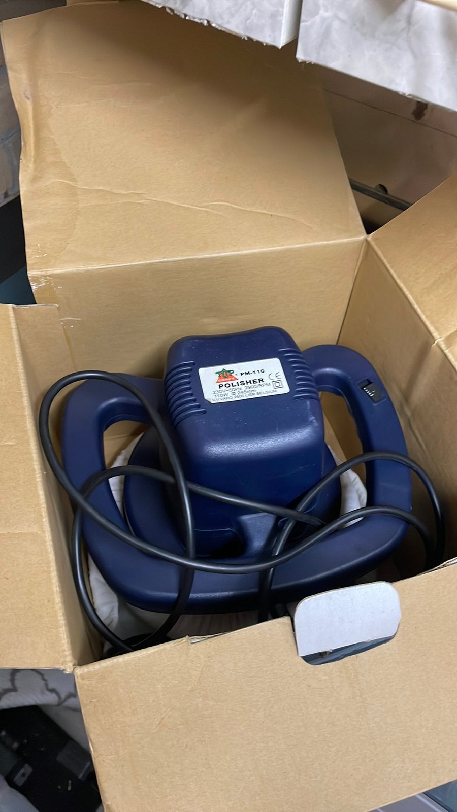 Polijstmachine, Ophalen, Zo goed als nieuw, Minder dan 600 watt, Bandschuurmachine