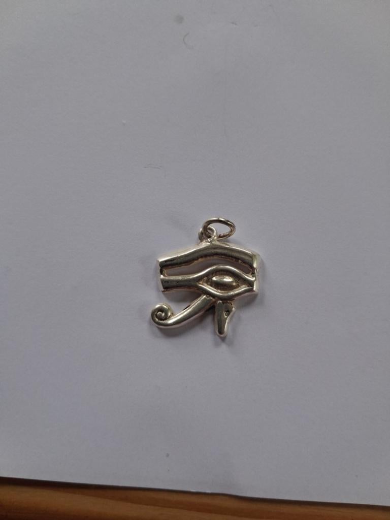 Horus oog hanger zilver 2 x 2.5 cm, Ophalen of Verzenden