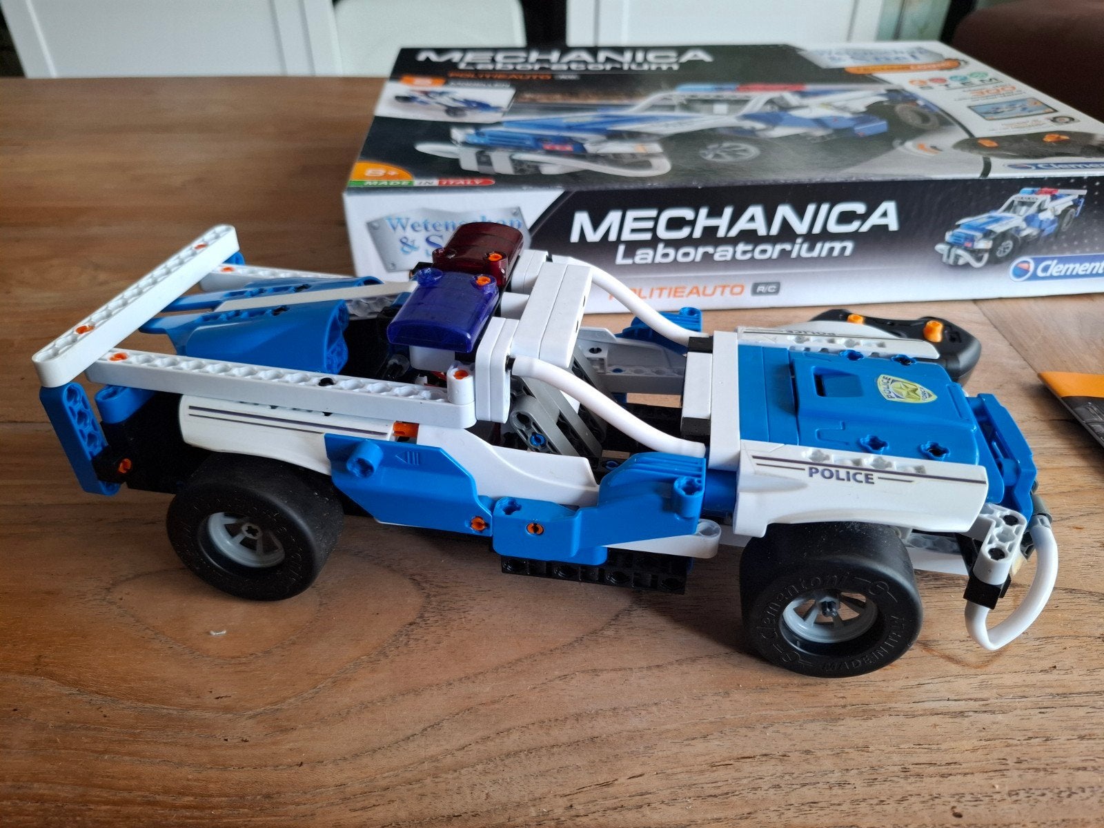 Clementoni Mechanica Laboratorium Politieauto RC, Ophalen, Zo goed als nieuw, Overige merken