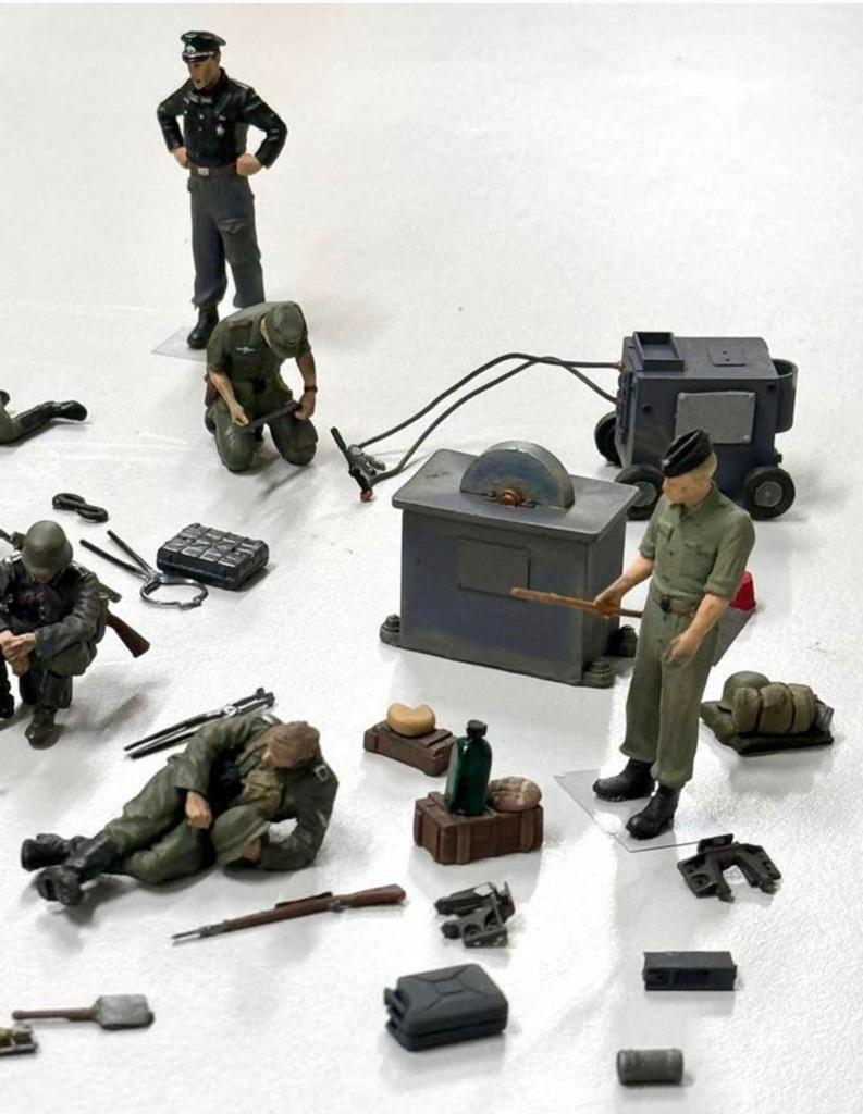 1:35 Soldaten Figuren + Accessoires Militair Leger WOII WO2, Ophalen of Verzenden, Zo goed als nieuw, H, 1:35 tot 1:50