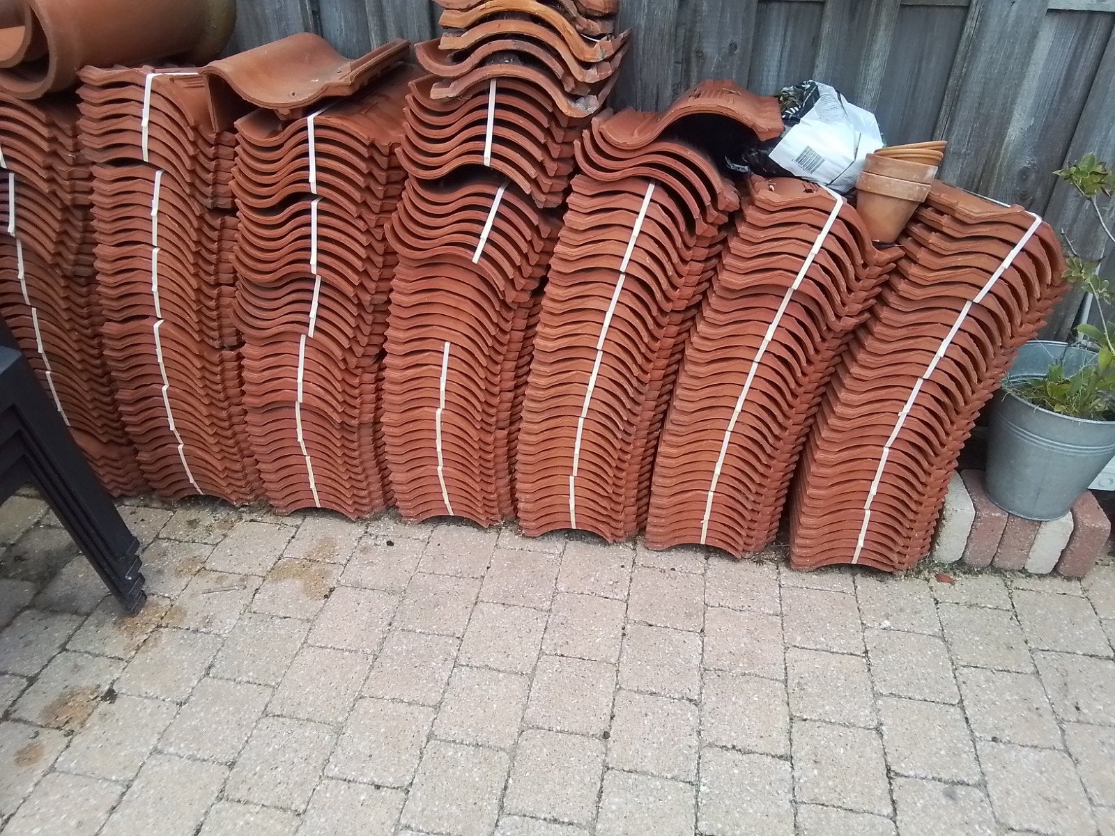 dakpannen nieuw, Ophalen, Steen of Klei, Zwart, Nieuw