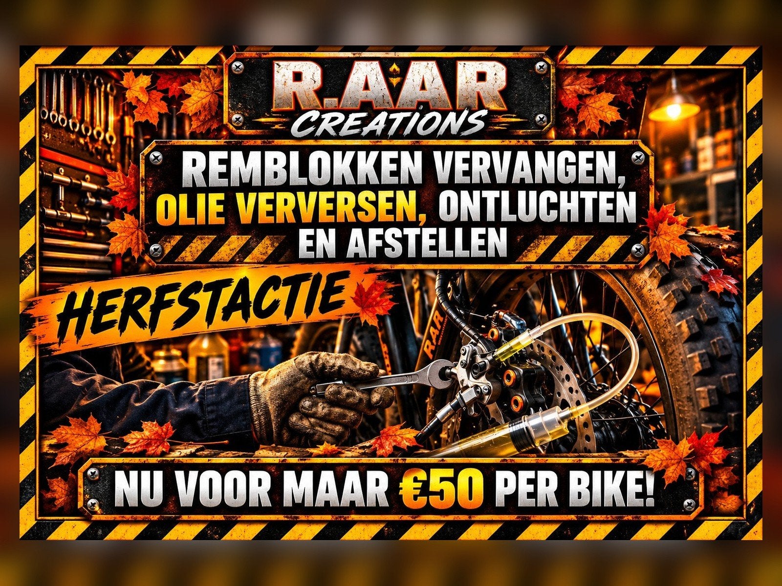 Remblokken vervangen Fatbike, Ebike, Step, (Bak)Fiets etc, Ophalen, Nieuw