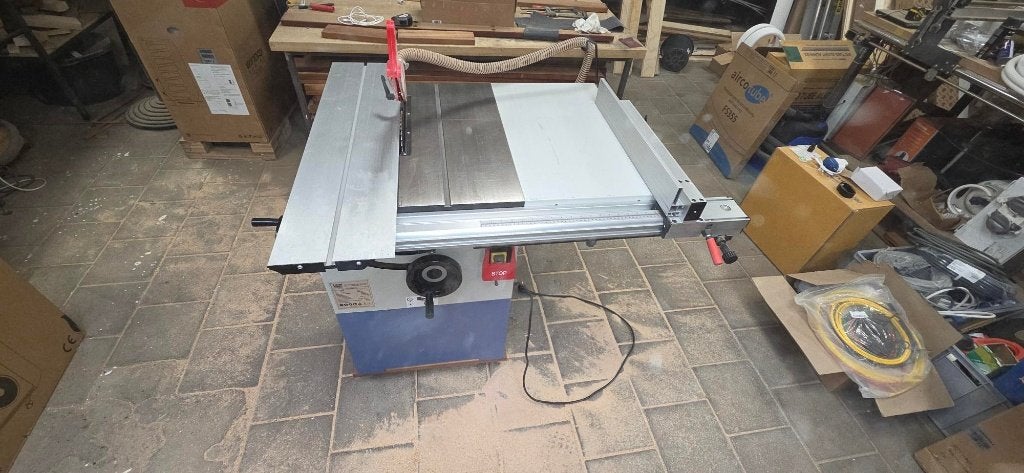 HBM tafelzaag machine 230V 2.2KW, Ophalen, Gebruikt, Cirkelzaag, 30 tot 70 mm