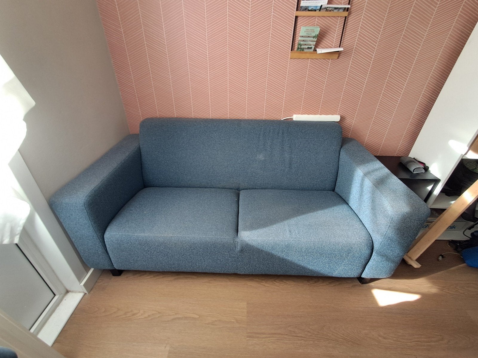 tweezits bank montel, Ophalen, Gebruikt, 150 tot 200 cm, Tweepersoons