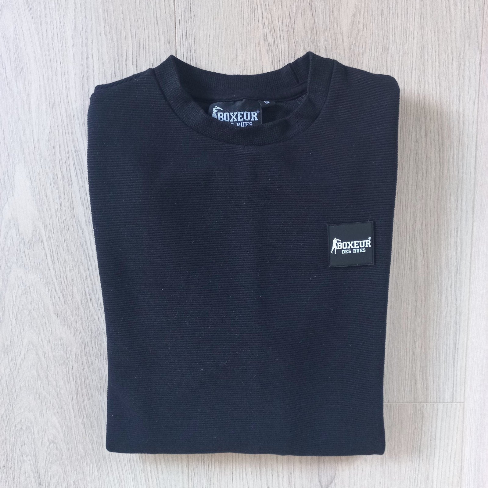 Boxeurs des Rues Zwarte Sweater Maat S - Uitstekende Staat, Kleding | Heren, Boxeurs des Rues, Zwart, Ophalen of Verzenden, Zo goed als nieuw