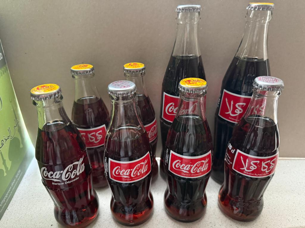 Diverse Coca-Cola Flesjes - Vintage Collectie, Ophalen of Verzenden, Gebruikt, Verpakking