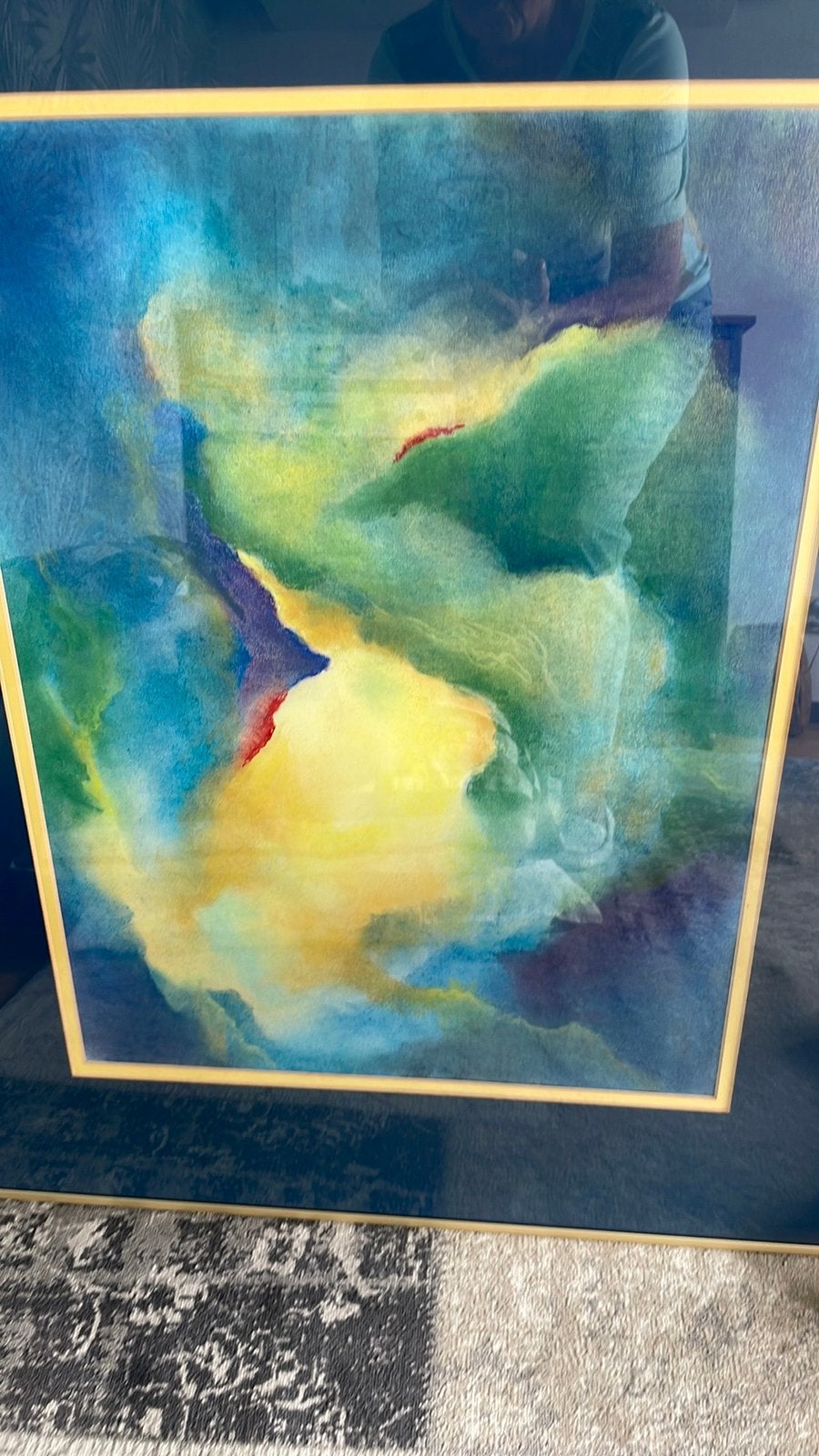 Pastel schilderij, into the light, sjamanisme, Ophalen