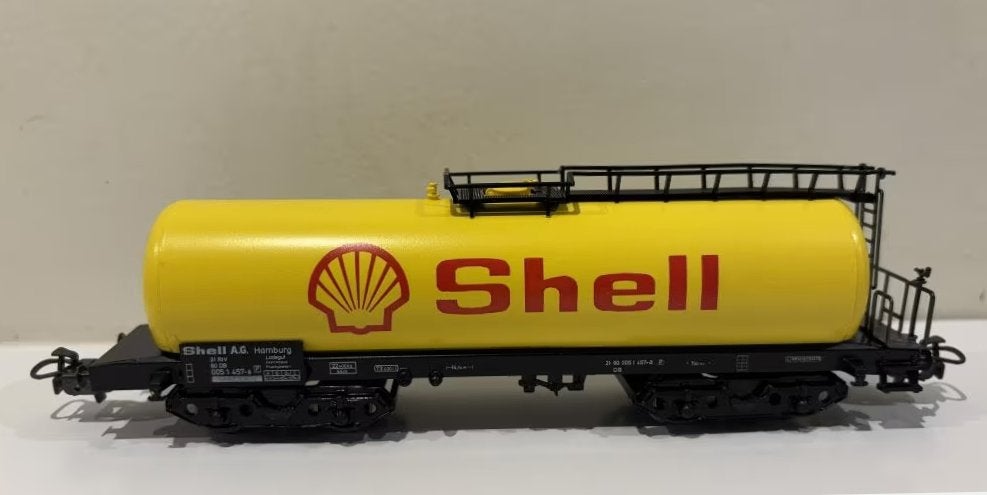 Marklin H0 4651 - 4-assige Ketelwagen Shell van de DB in ovp, Wisselstroom, Ophalen of Verzenden, Märklin, Nieuw