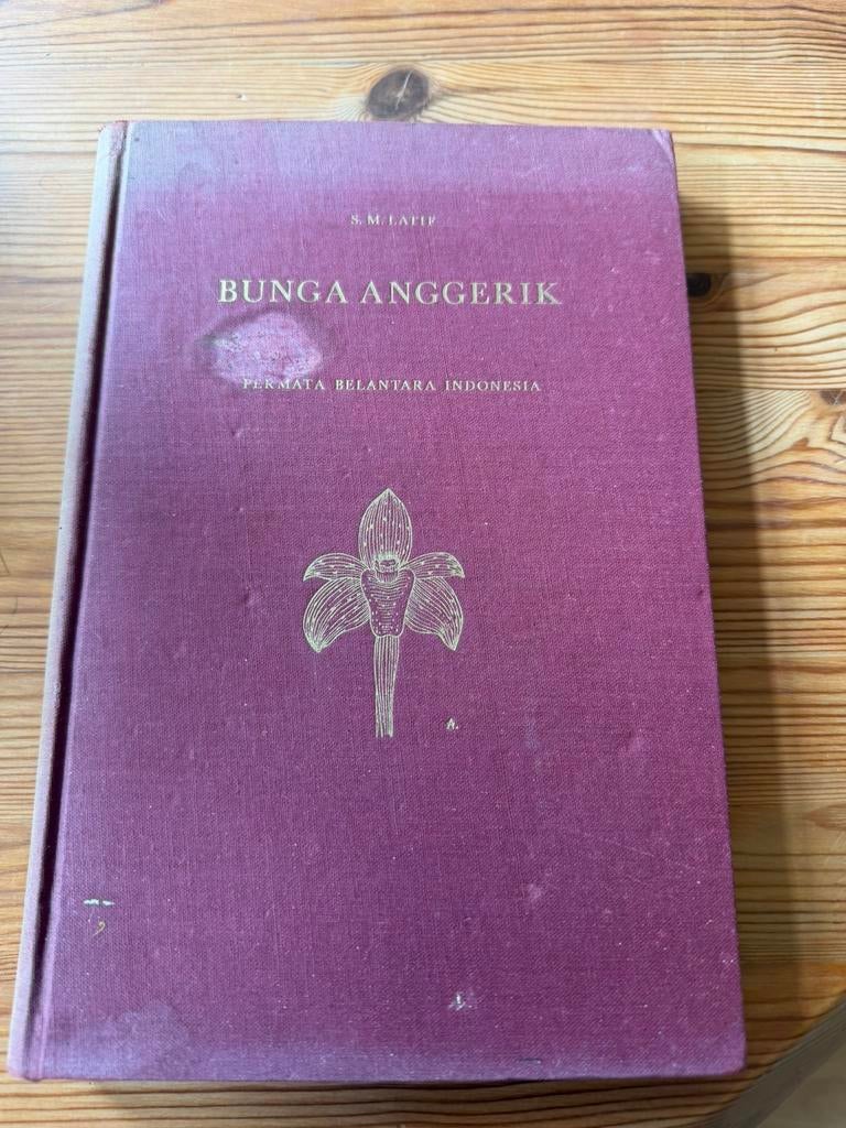 Maleis Plantenboek , Bunga Anggerik ., Ophalen of Verzenden, 20e eeuw of later, Gelezen