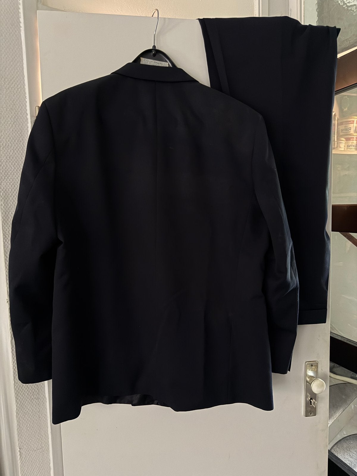 Heren suit pak donker blauw C&A maat 27 XL, Kleding | Heren, Kostuums en Colberts, Ophalen of Verzenden, Zo goed als nieuw, Maat 56/58 (XL)