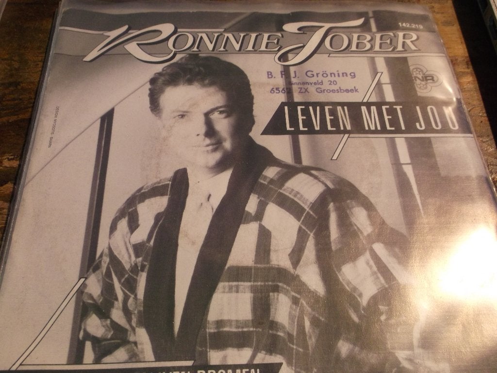 ronnie tober Leven met jou 128nl, Cd's en Dvd's, Ophalen of Verzenden, Gebruikt, 7 inch, Nederlandstalig