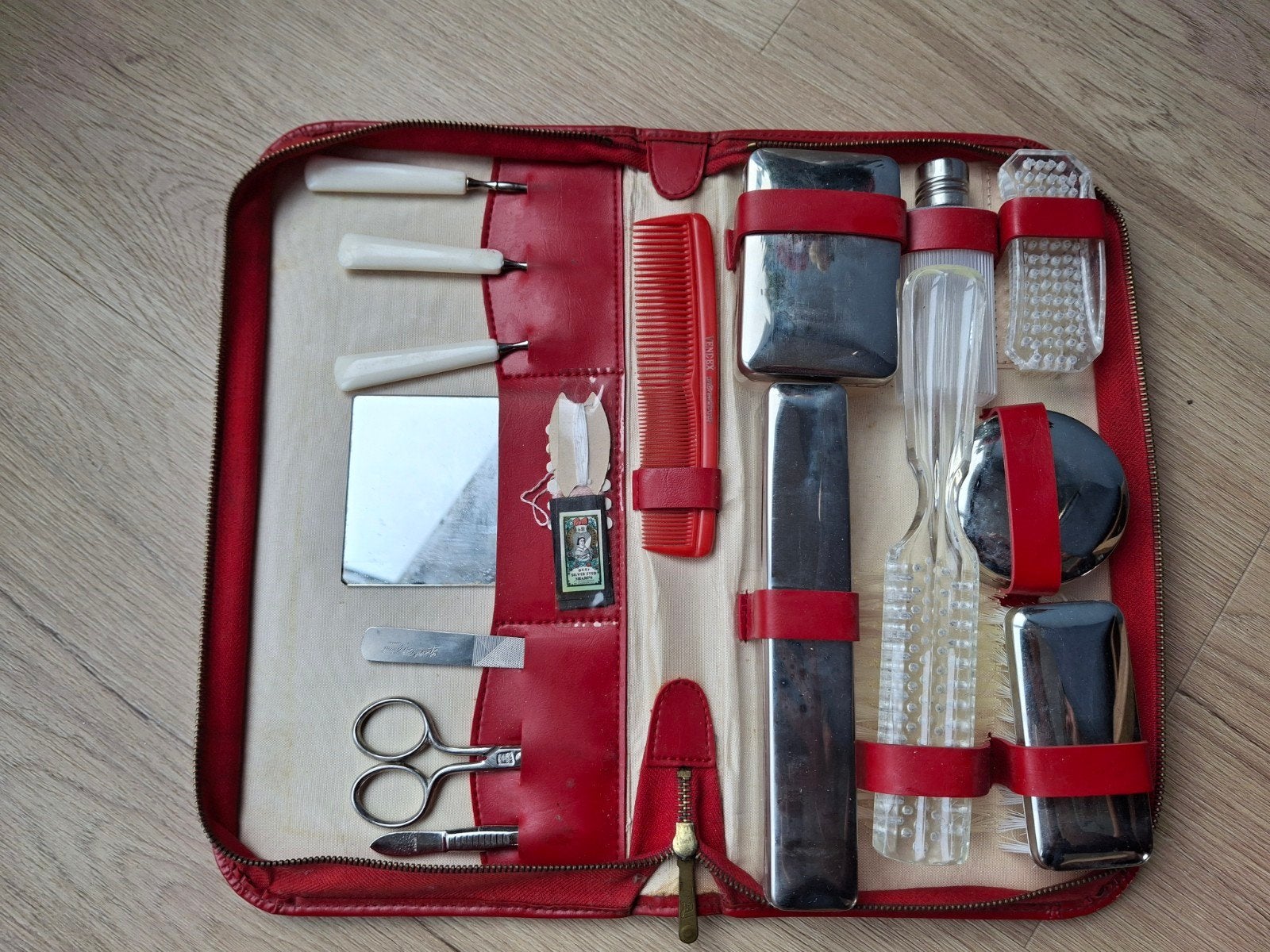 toiletset ouderwets vintage, Ophalen of Verzenden, Gebruikt