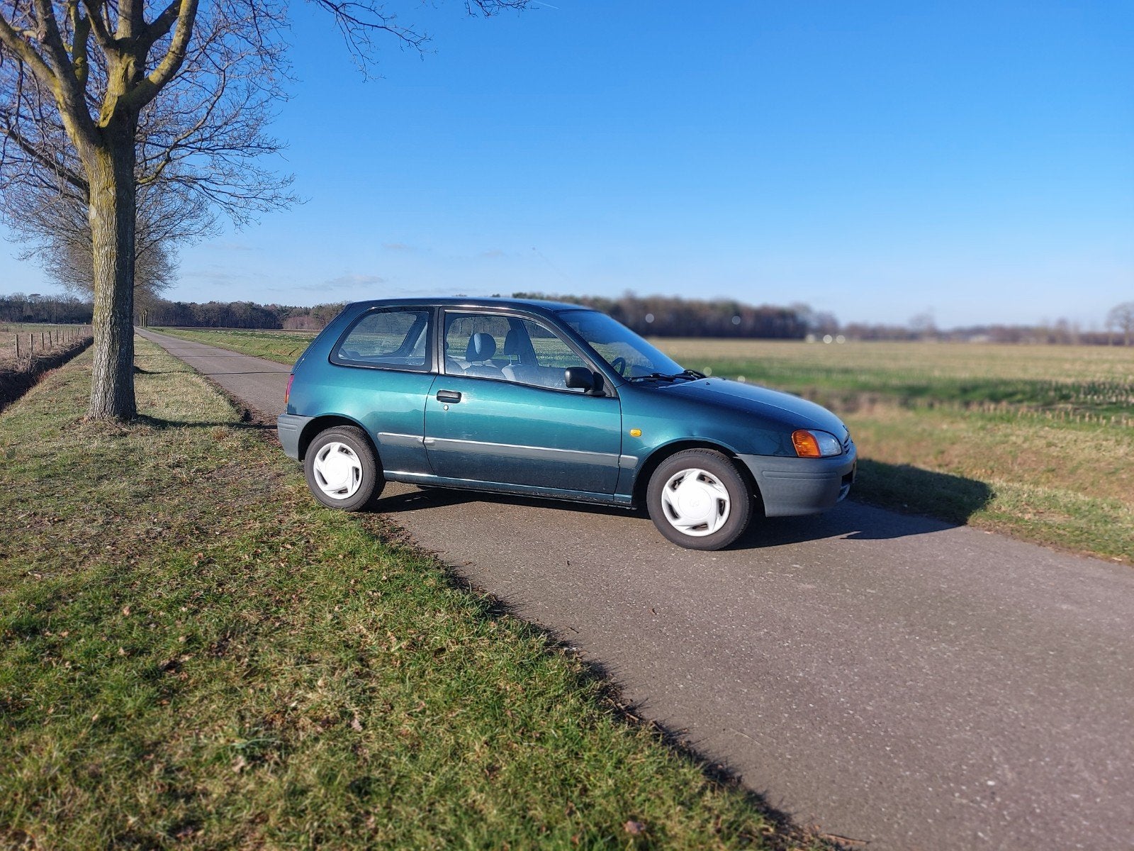 Toyota Starlet 1.3 16V AUT 1997 Groen airbag, Auto's, Automaat, 4 cilinders, Starlet, 400 kg