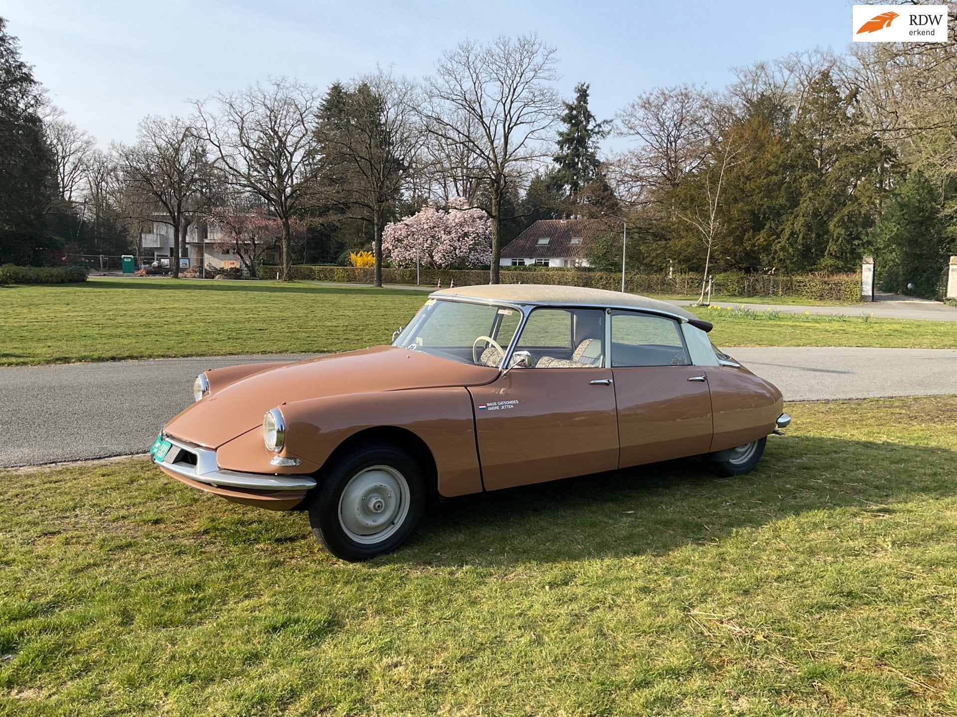 Citroen DS ID 1957. Uniek en origineel, ex-Maus Gatsonides, Voorwielaandrijving, Gebruikt, 4 cilinders, Bruin