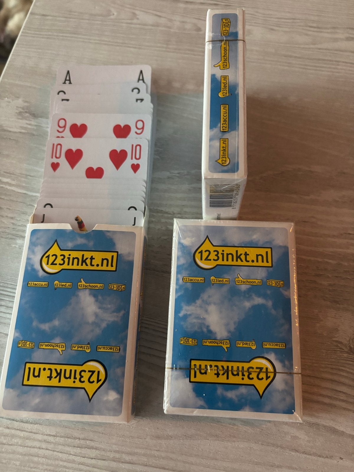 Nieuwe 123 inkt spelkaarten, Een of twee spelers, Ophalen of Verzenden, Gebruikt