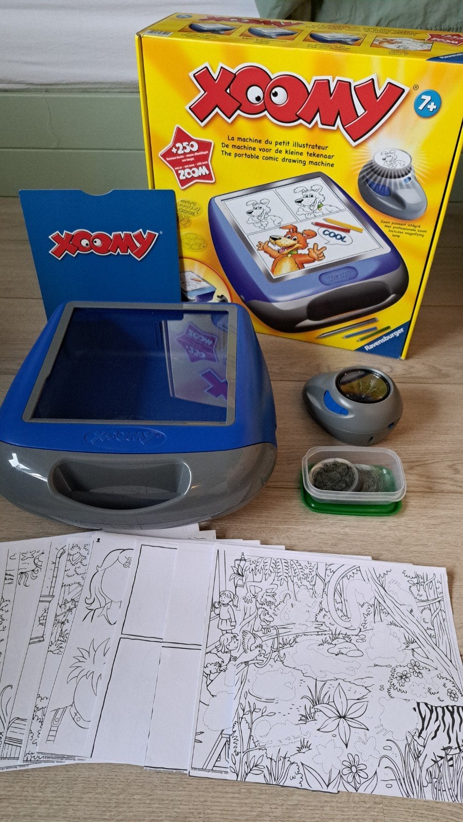 Xoomy Ravensburger tekentafel inclusief doos, Ophalen of Verzenden, Gebruikt, Knutselen, Met licht