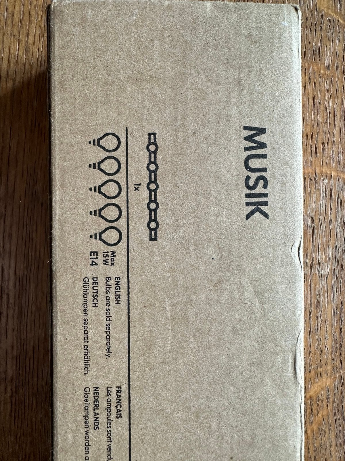 Musik wandlamp; nieuw in verpakking, Kunststof, Nieuw, Overige fittingen, Ophalen of Verzenden