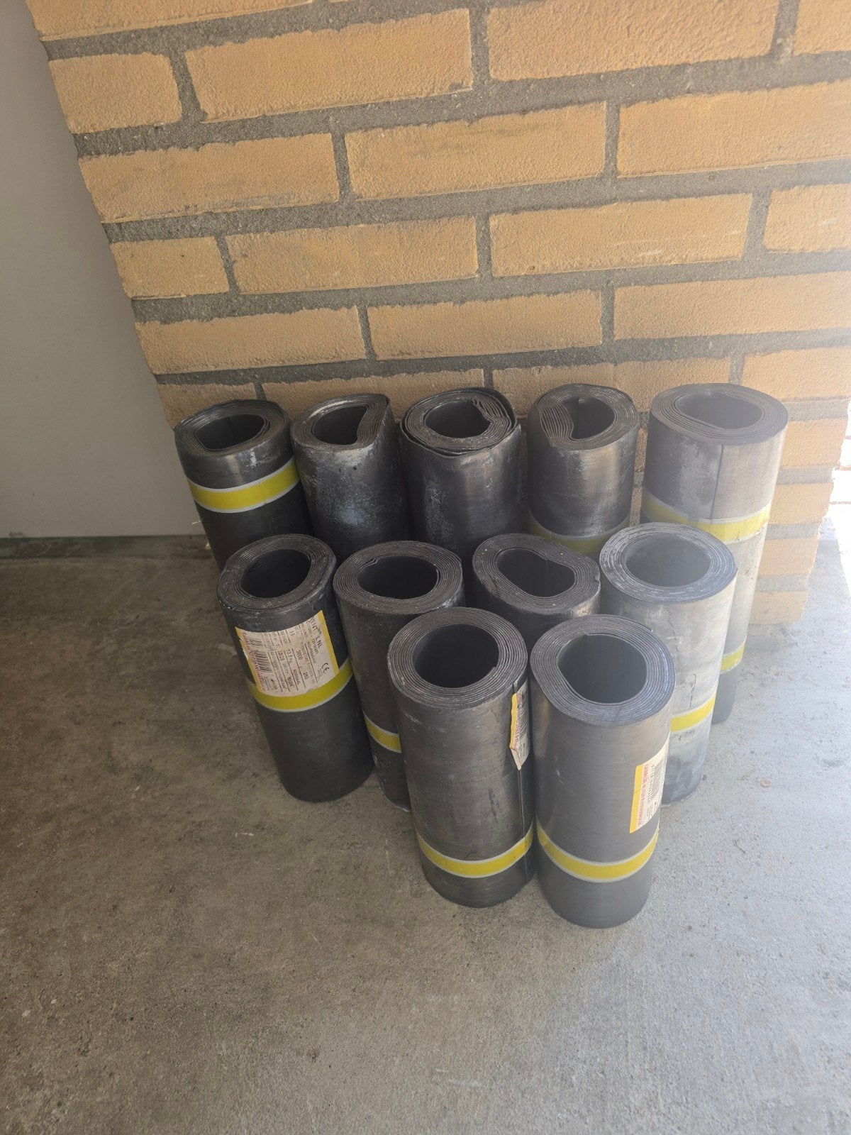 rollen lood 18 ponds 33 cm en 25 cm, Ophalen, Nieuw, Lood