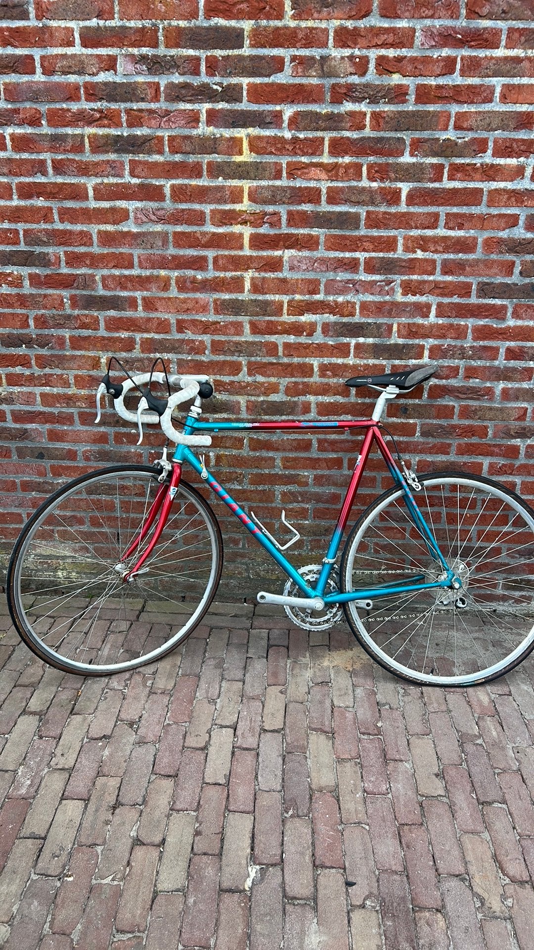 Giant vintage racefiets – stalen klassieker, Ophalen, 10 tot 15 versnellingen, Zo goed als nieuw, 56 cm of meer