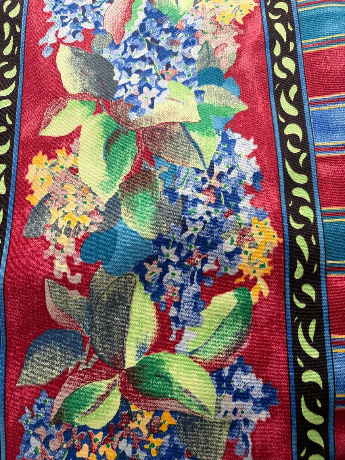 Designers Guild Fiorita stof  420 bij 140 cm vintage print, 120 cm of meer, Nieuw, Ophalen of Verzenden, Katoen