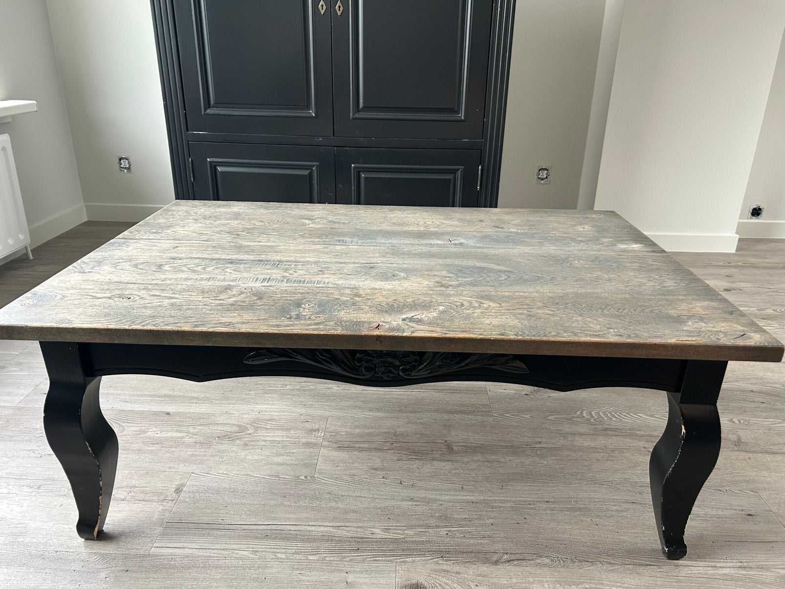 Mooie stevige salontafel, Ophalen, Gebruikt, Landelijk, Rechthoekig