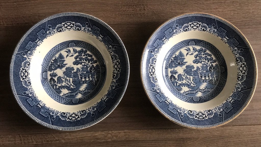 2 Borden bord Arklow, Antiek en Kunst, Curiosa en Brocante, Ophalen of Verzenden
