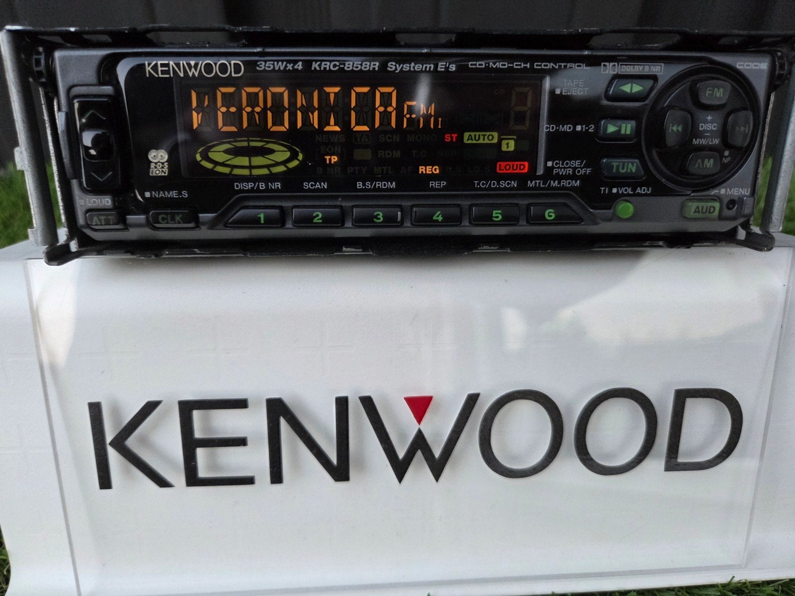 Kenwood KRC-858R Mask (High-End 90s Classic!), Ophalen of Verzenden, Gebruikt