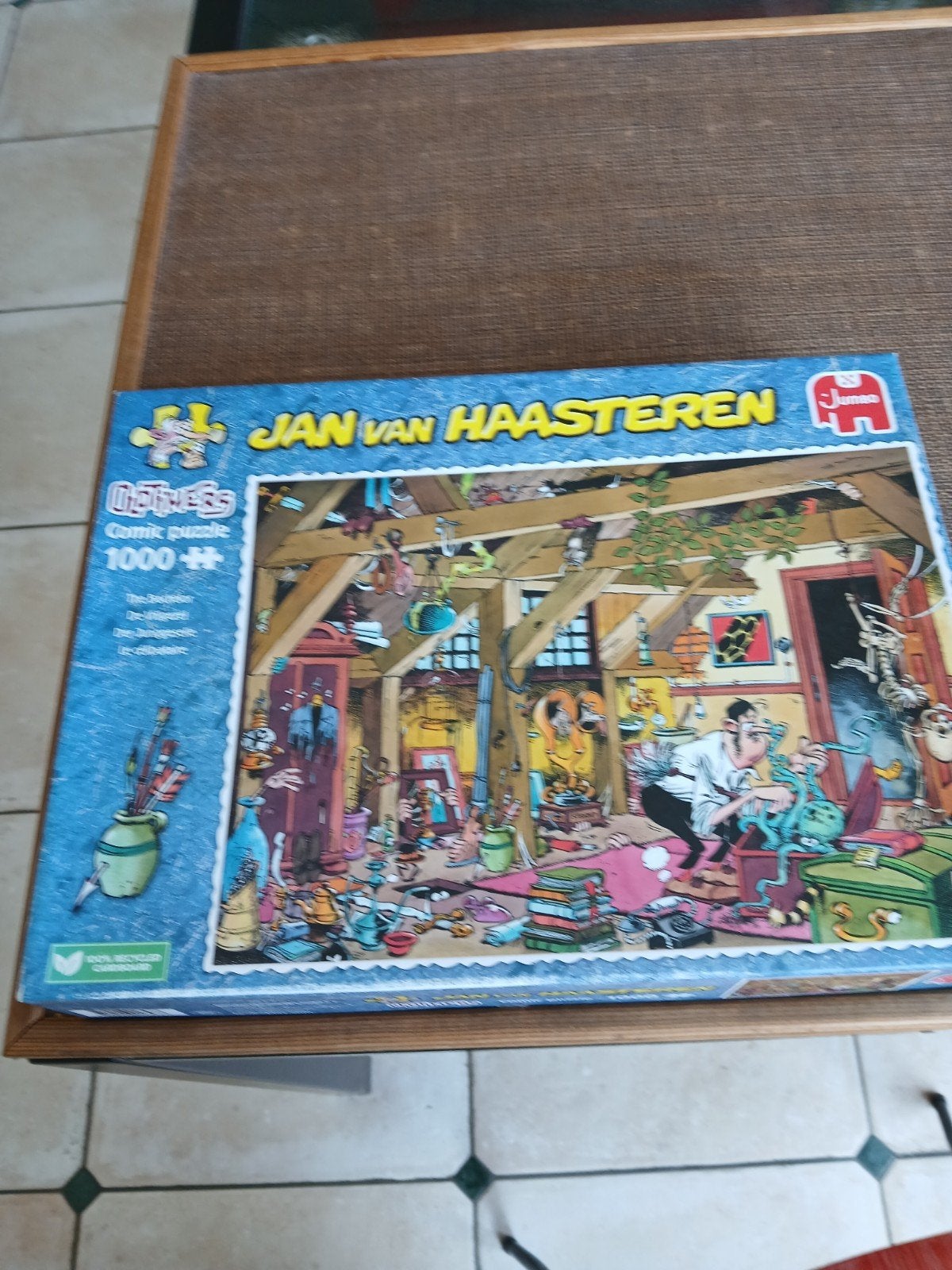 Jan van Haasteren puzzel, 1000 stukjes, De Vrijgezel, Ophalen, 500 t/m 1500 stukjes, Gebruikt, Legpuzzel