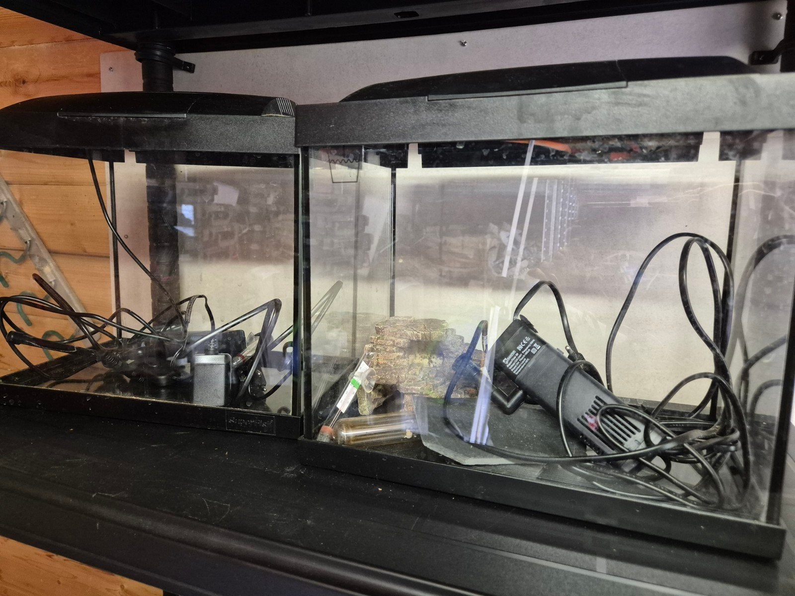 Aquarium, Ophalen of Verzenden, Zo goed als nieuw, Leeg aquarium