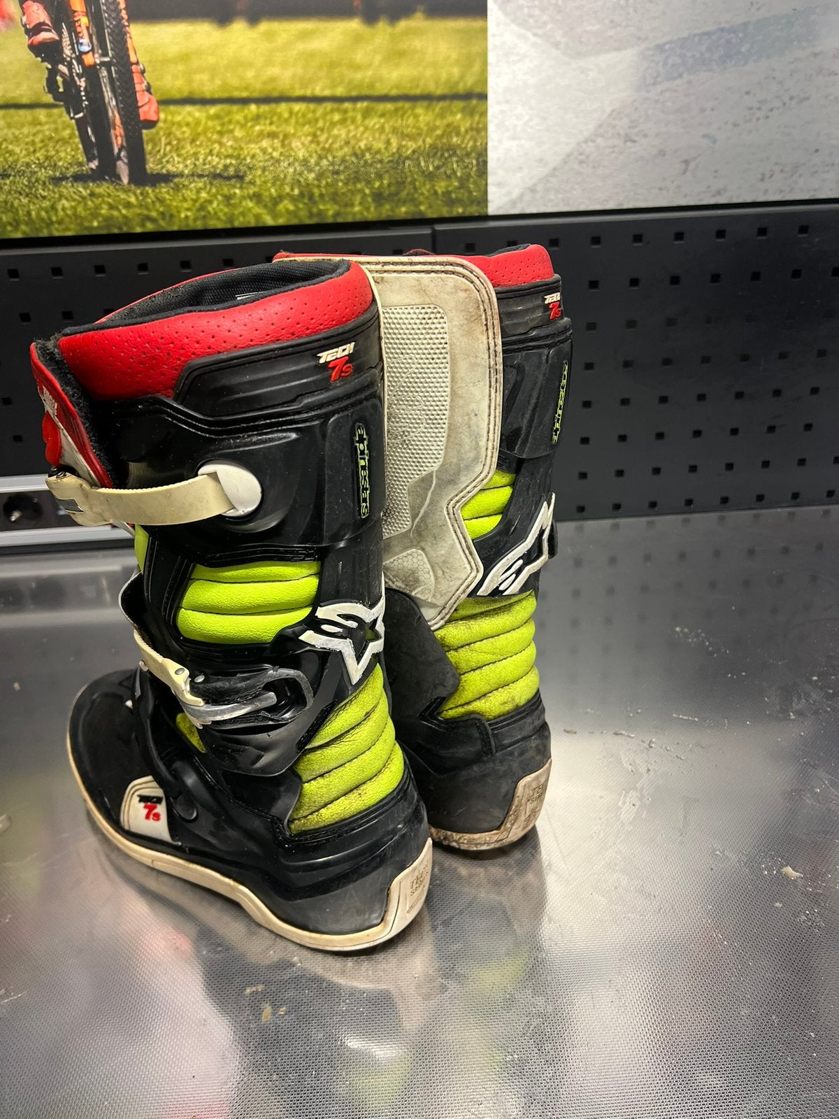 Alpinestars tech 7s maat 42, Motoren, Kleding | Motorkleding, Ophalen of Verzenden, Tweedehands, Laarzen