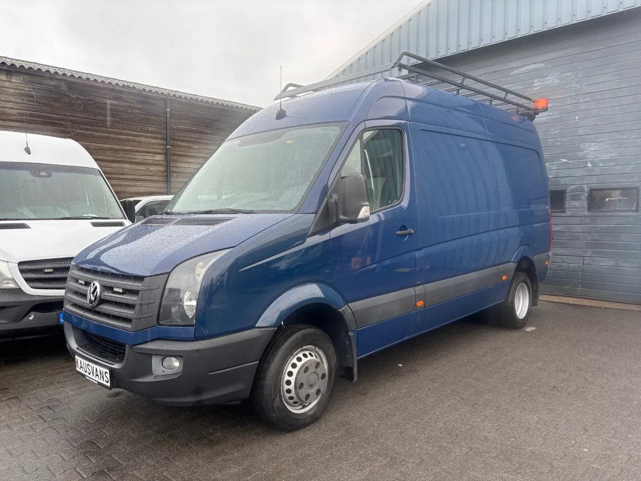 Volkswagen Crafter 2.0 TDI L2 H2 Airco Navi AHK (3500Kg), Auto's, Euro 5, Gebruikt, 4 cilinders, 163 pk