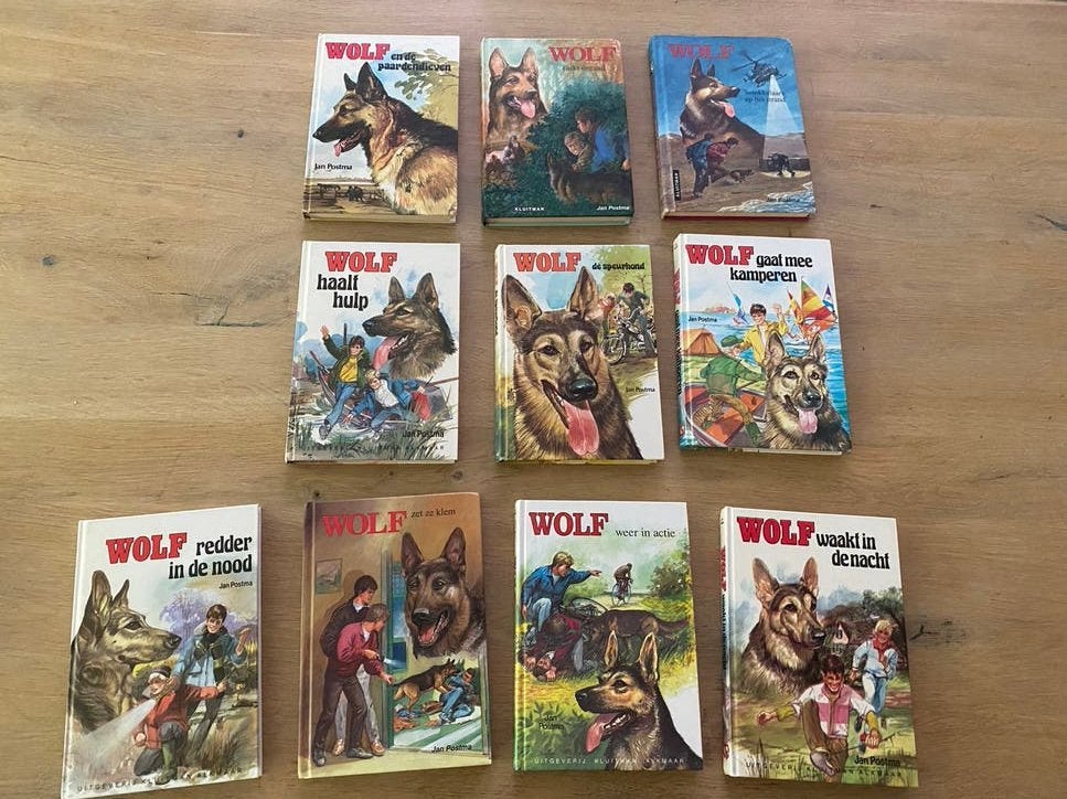 Wolf boeken van Jan Postma 10 delen, Boeken, Ophalen of Verzenden, Gelezen