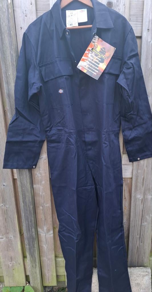 Dickies blauwe brandvertragend overall laat 44 en 40, Tuin en Terras, Overall, Nieuw, Kinderen, Ophalen of Verzenden