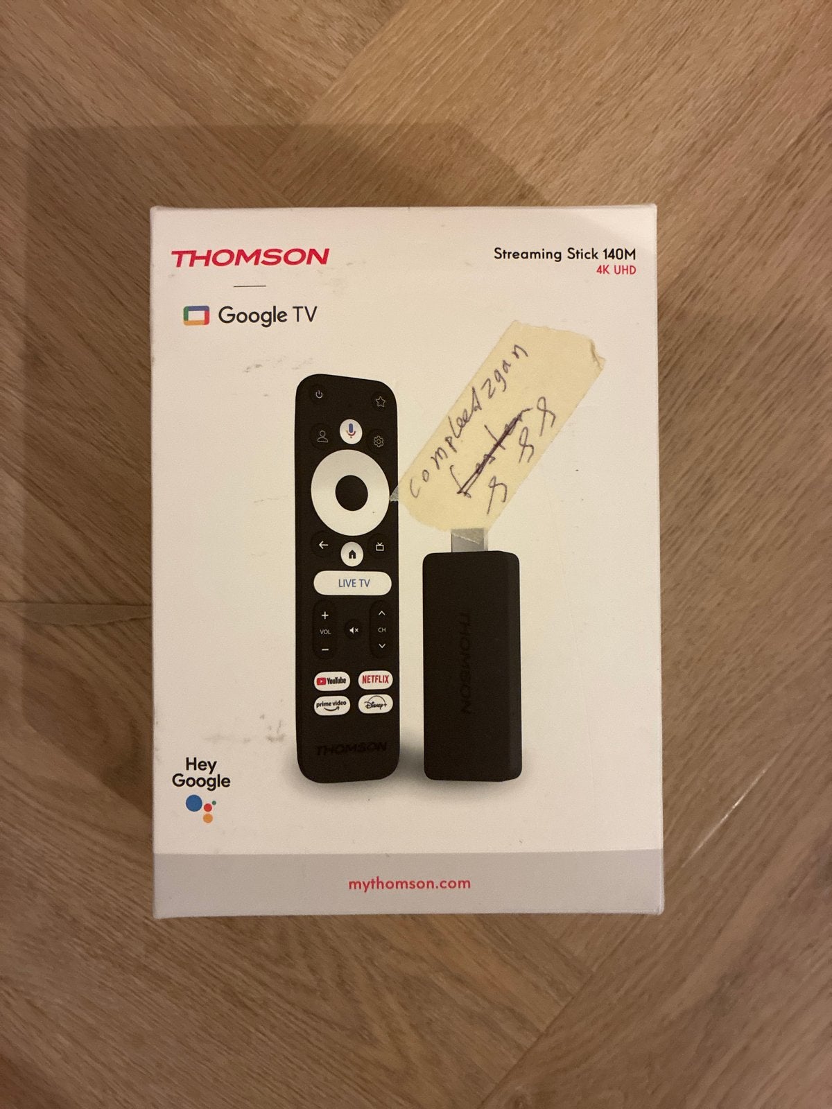 Thomson Streaming Stick 4K UHD - Als nieuw in doos, Audio, Tv en Foto, Mediaspelers, Thomson de, Zo goed als nieuw, Thomson, HDMI