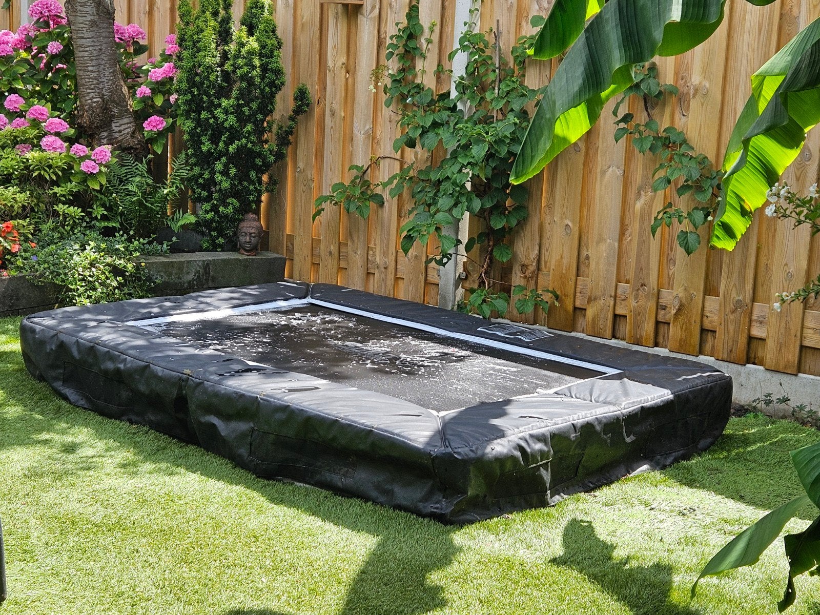 Salta Excellent Ground 153 x 213 cm trampoline, Ophalen, Gebruikt