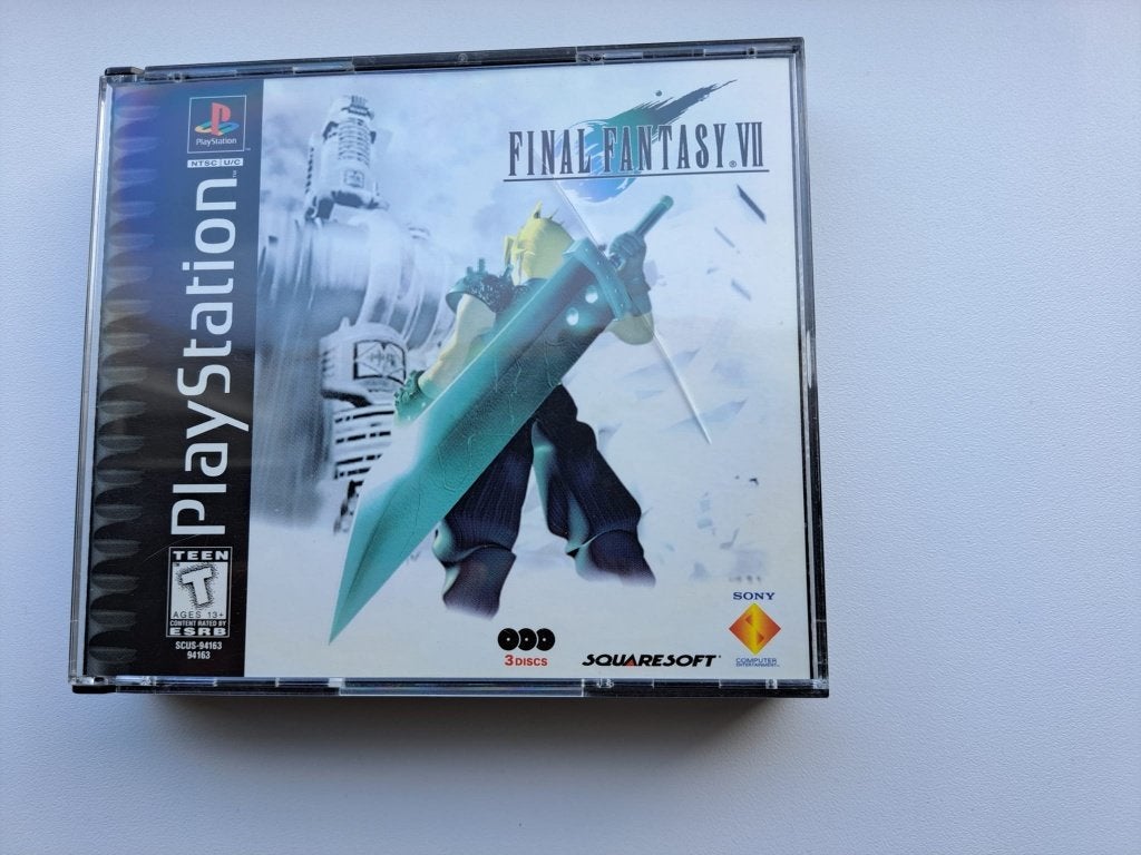 Final Fantasy VII (PS1 - NTSC Black Label Fat Case), Gebruikt, Verzenden, 1 speler, Role Playing Game (Rpg)