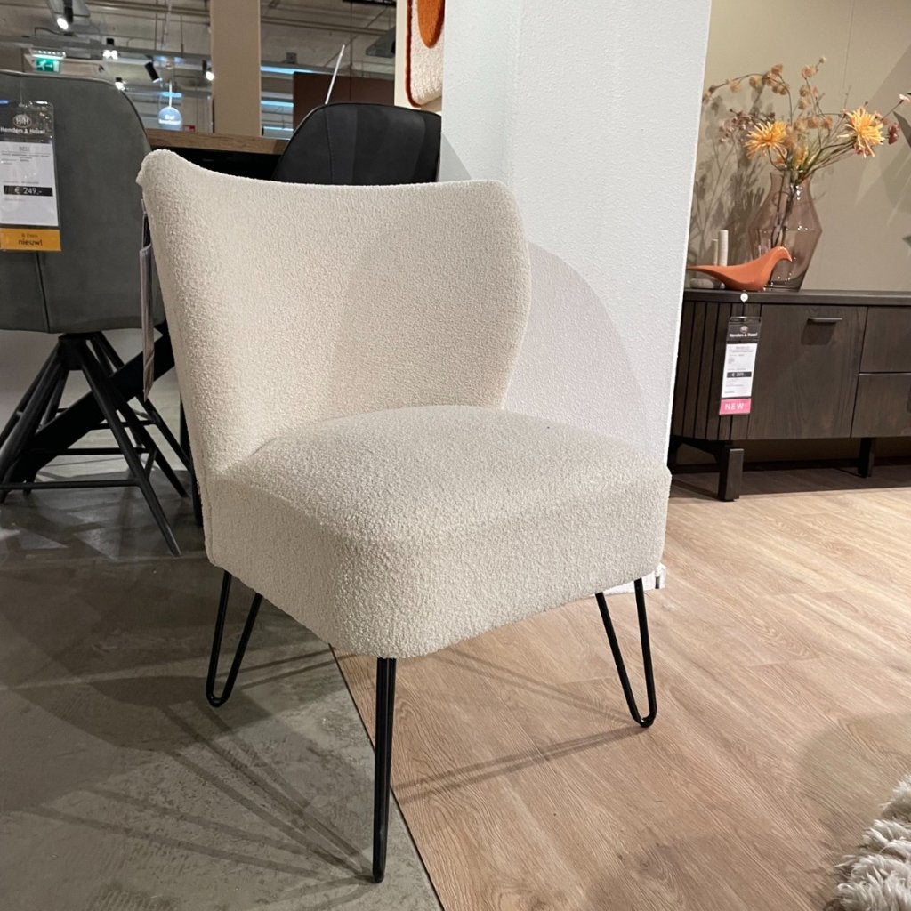 Maud Fauteuil Crème - COCOmaison, Niet ingevuld, Niet ingevuld, Niet ingevuld