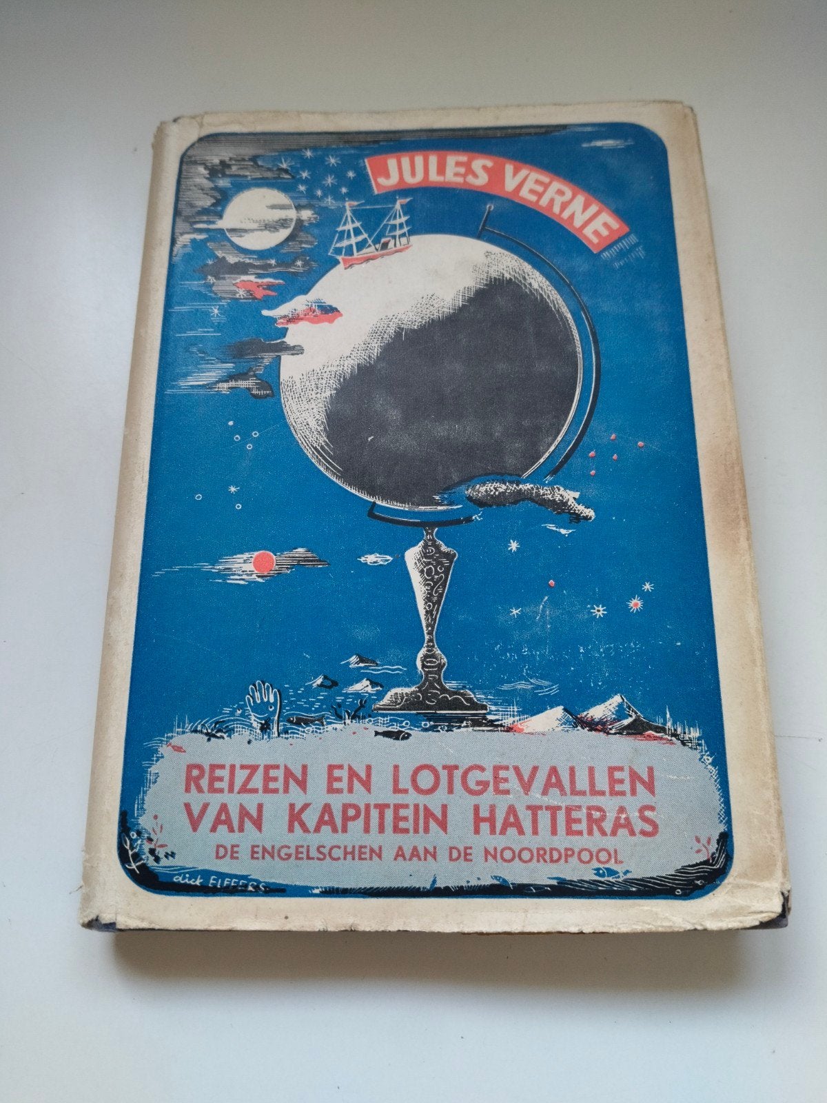 Jules Verne - Reizen en Lotgevallen van Kapitein Hatteras SO, Boeken, Kinderboeken | Jeugd | 10 tot 12 jaar, Ophalen of Verzenden