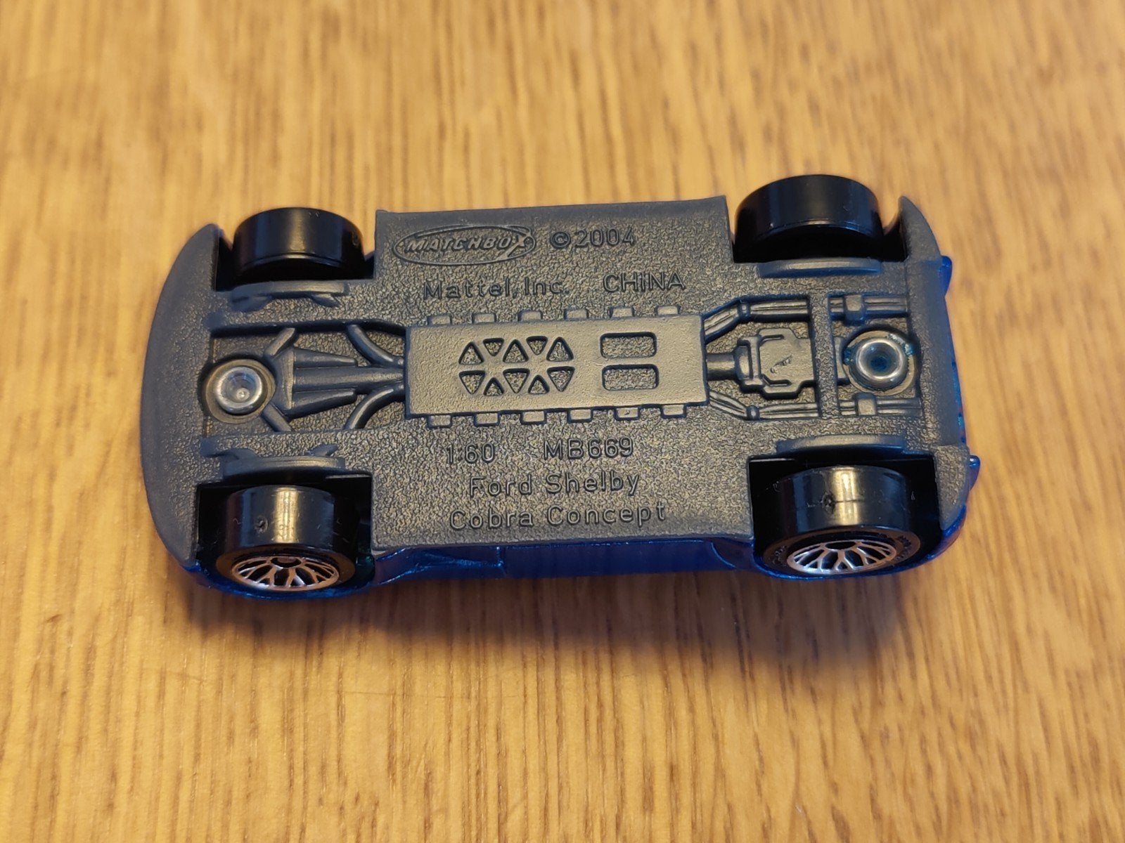 Matchbox Ford Shelby Cobra Concept BLAUW, Ophalen of Verzenden, Zo goed als nieuw, Auto