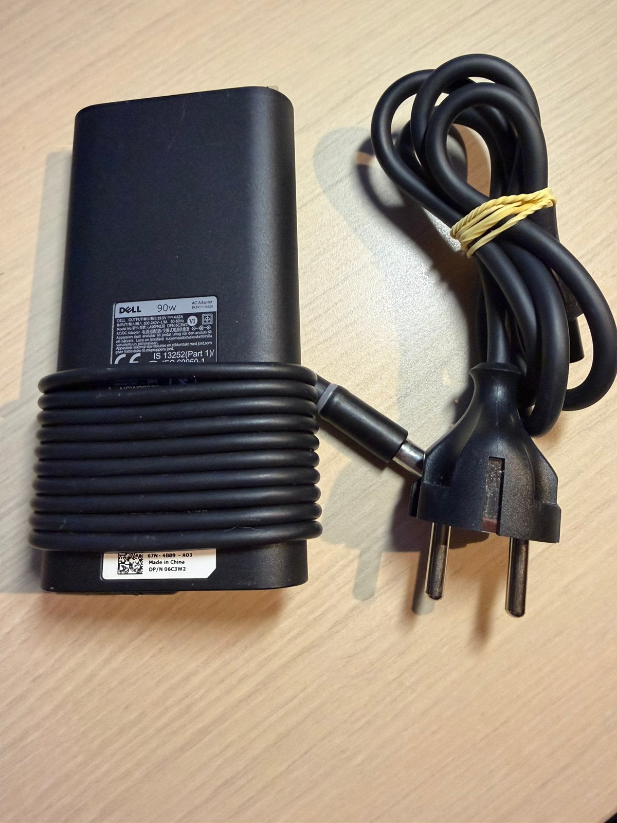 90W Dell Laptop Adapter - 7,4mm, Computers en Software, Ophalen of Verzenden, Zo goed als nieuw, Dell