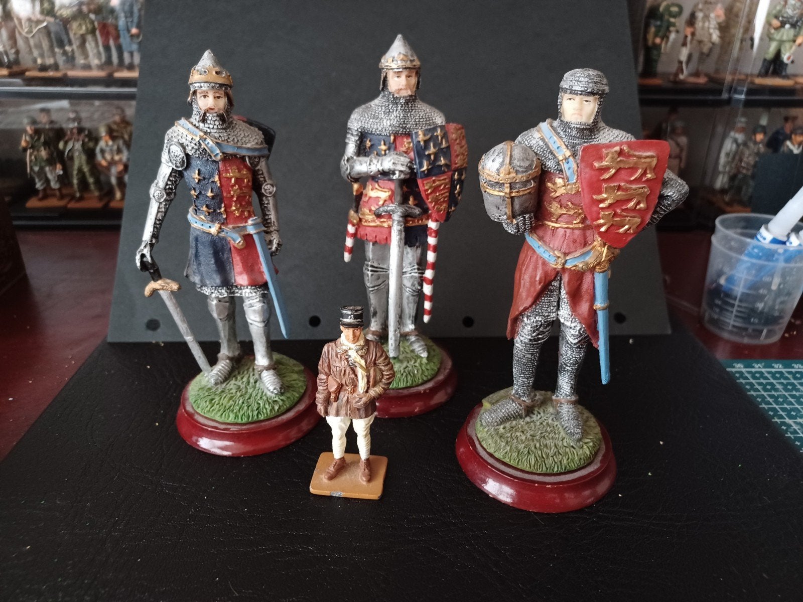 3 ridders kunststof 13 cm hoog, Ophalen of Verzenden