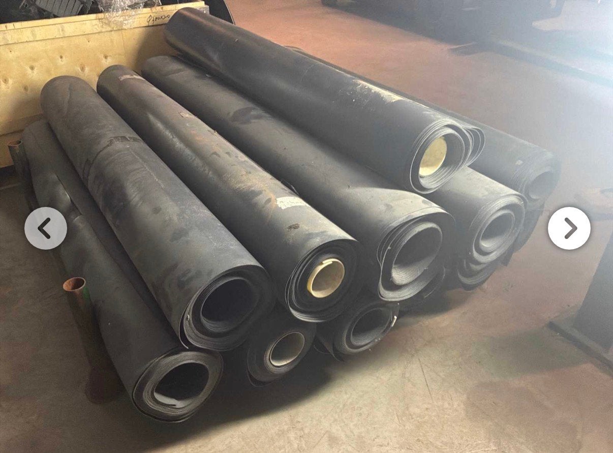 vloer rol, Stage floor roll (12x), Ophalen, Gebruikt, Zwart, Vinyl