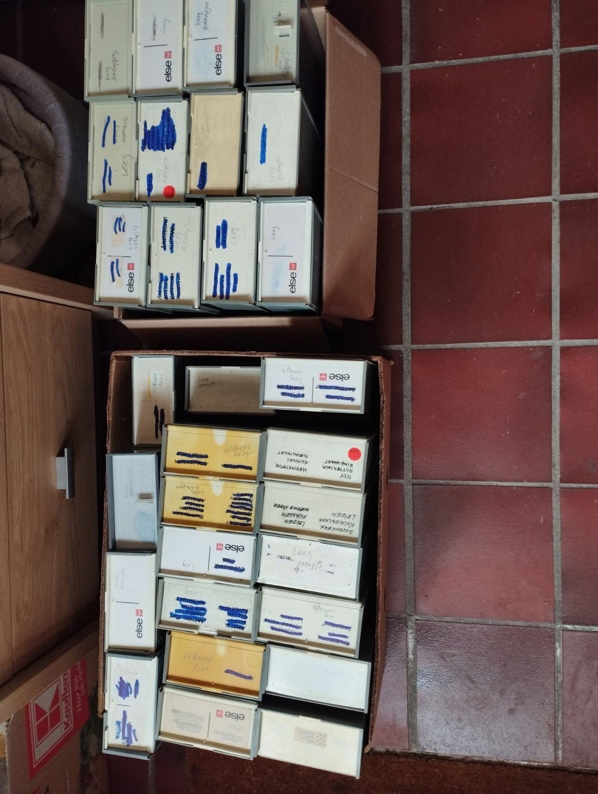 75 lege diadozen, Ophalen, Gebruikt