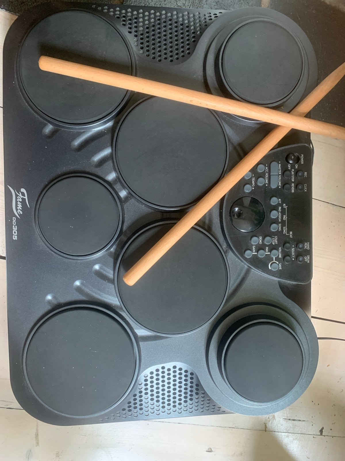 Fame DD-305 Portable Digitale Drumstel, Ophalen of Verzenden, Gebruikt, Overige merken, Elektronisch
