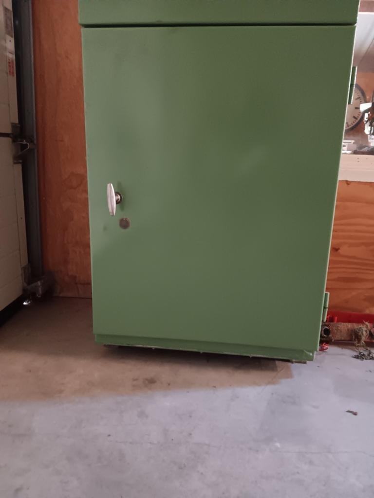 Stalen kast 116x76x53 cm (hxbxd) - Groen, Ophalen, Gebruikt