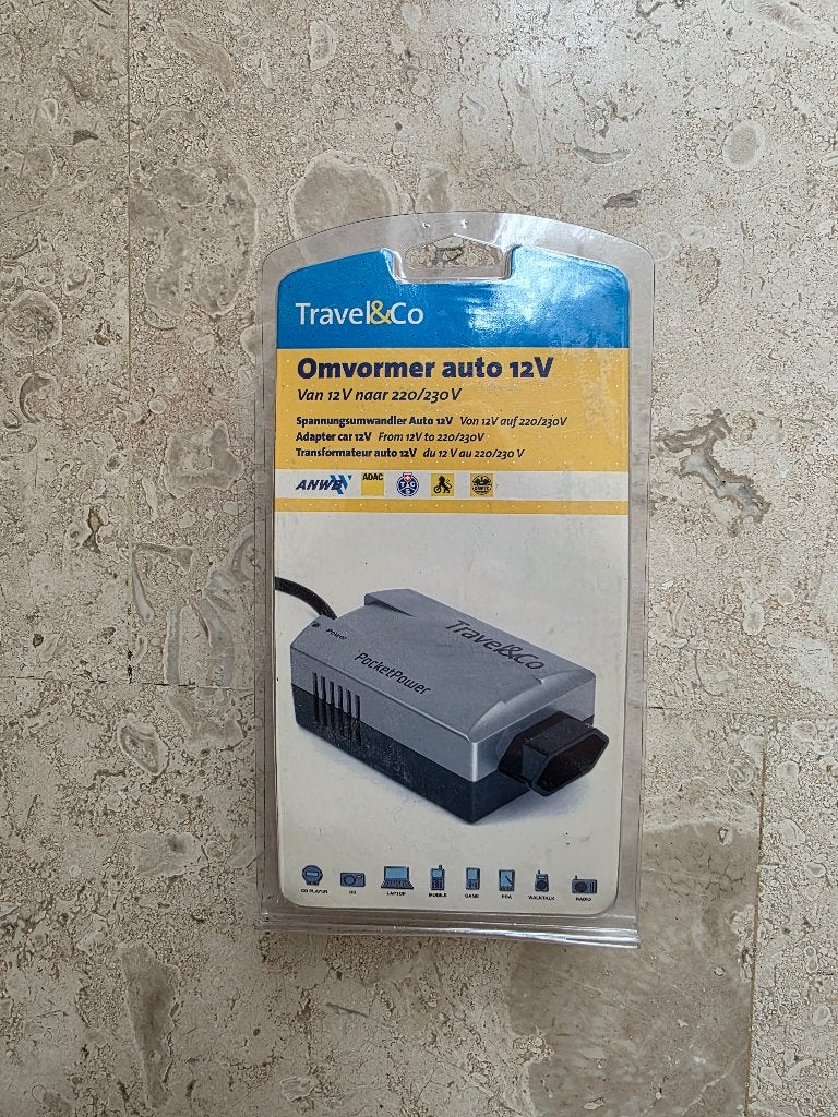 Omvormer auto 12V naar 220/230 V, Auto diversen, Auto-accessoires, Nieuw, Ophalen of Verzenden
